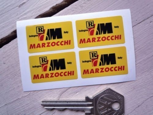 ◆送料無料◆ 海外 マルゾッキ Marzocchi 35mm 4枚セット ステッカー_画像1