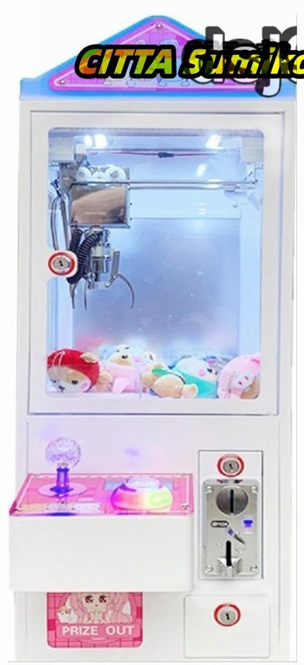  small size crane game WA-2304 three nail arm business use crane game machine space-saving compact home body 