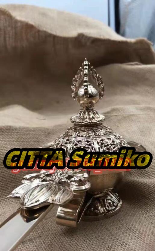 密教法具 寺院用仏具」摩尼宝珠持ち手炉 真鍮製磨き仕上げ39.5cm 密教法具 寺院用仏具」摩尼宝珠持ち手炉 真鍮製磨き仕上げ39.5cm