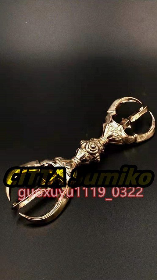 極上品 真言宗 飛行五鈷杵/三鈷杵/独鈷杵 三点セット 銅製 密教 極上品 真言宗 飛行五鈷杵/三鈷杵/独鈷杵 三点セット 銅製 密教