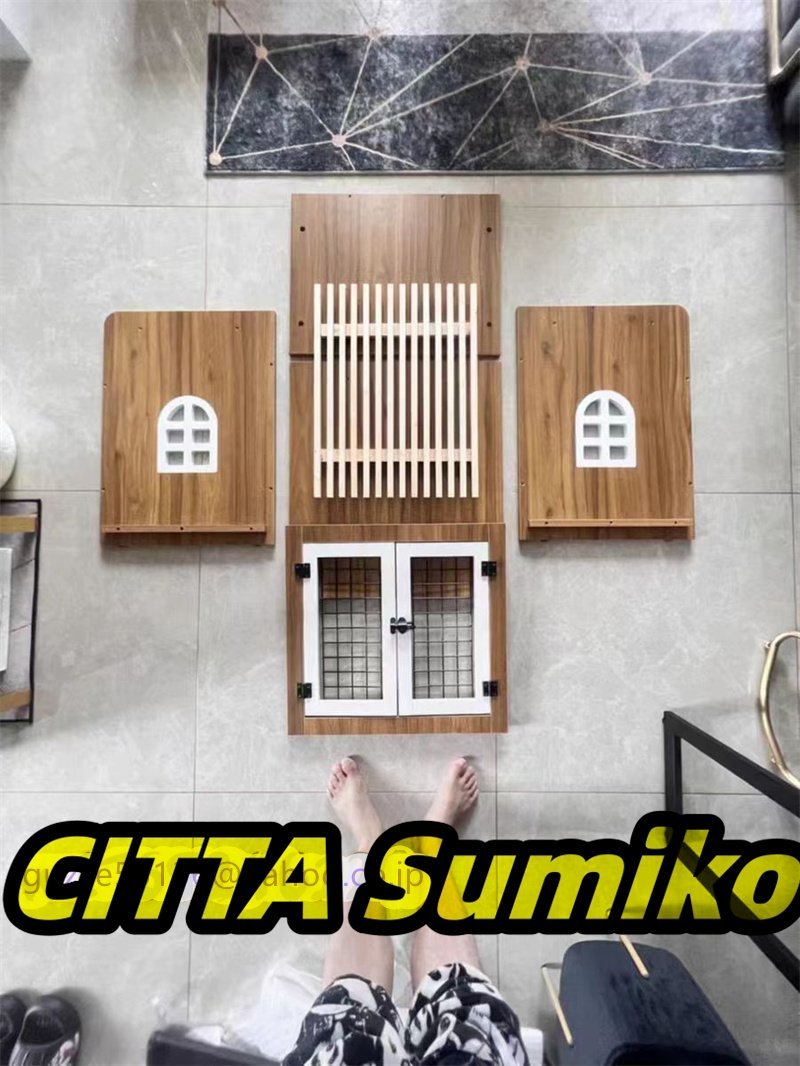 強くお勧め☆ 実木 シンプル 犬用ケージ 犬ハウス 61*46*64cm 強くお勧め☆ 実木 シンプル 犬用ケージ 犬ハウス 61*46*64cm