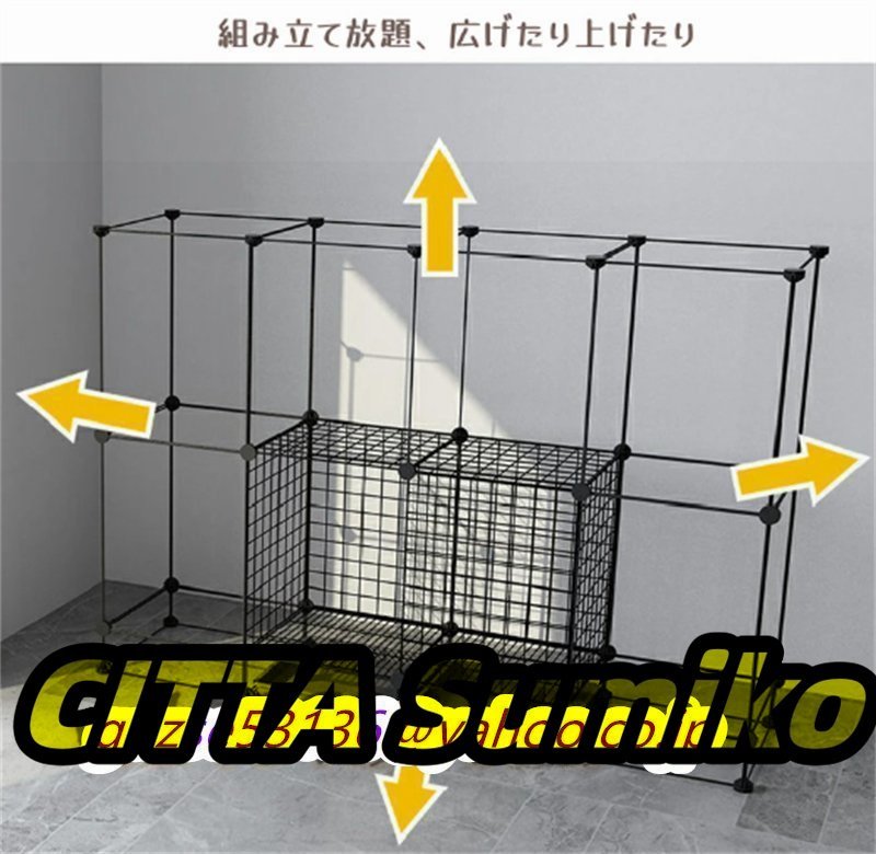  practical use convenience cat cage large folding cat cage wide door pet cage 2 step rearrangement free stylish many head ... mileage prevention cat house 