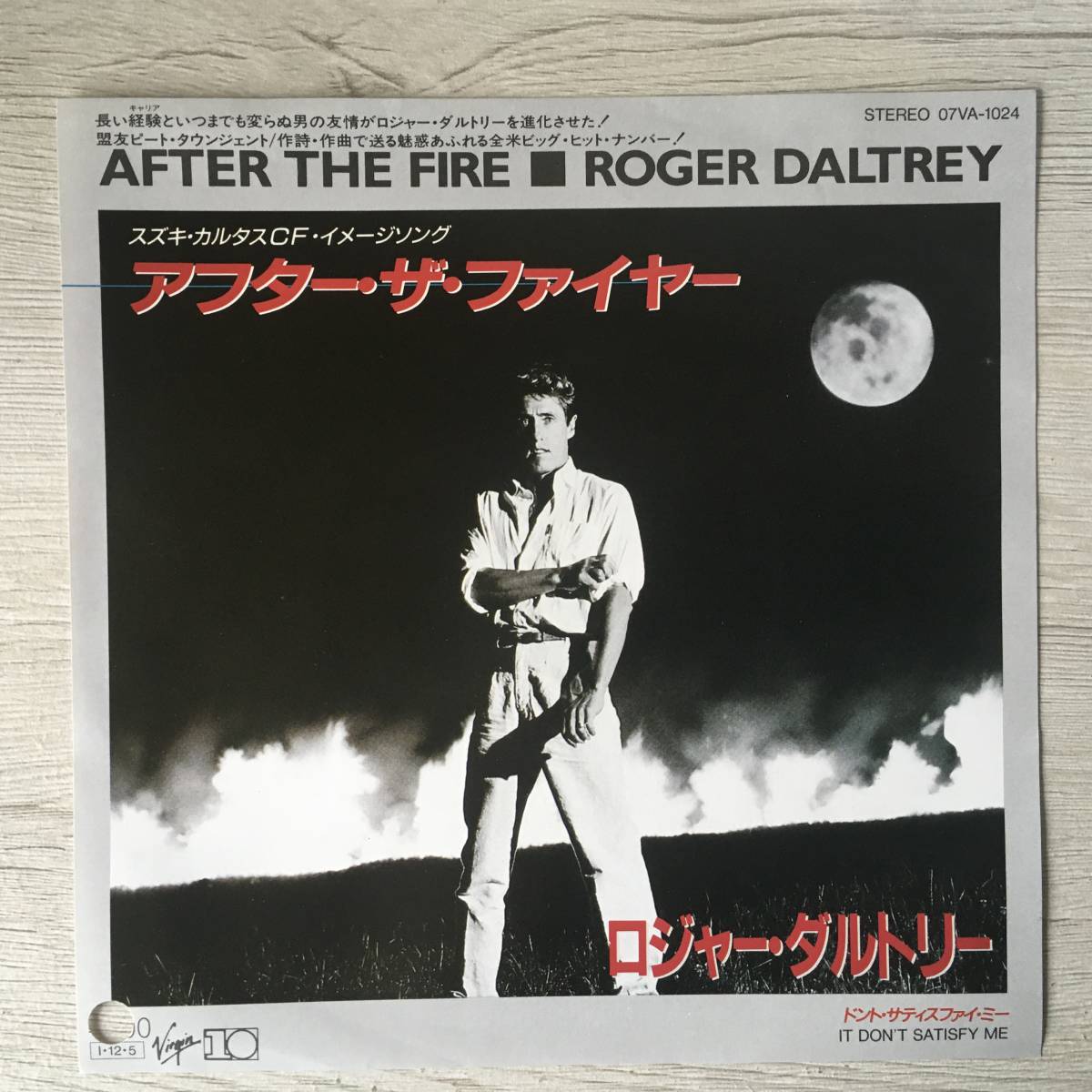 PROMO ROGER DALTREY AFTER THE FIRE_画像1