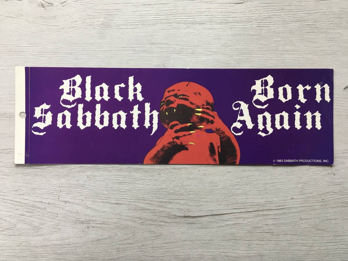 BLACK SABBATH BORN AGAIN US盤　おまけステッカー_画像7