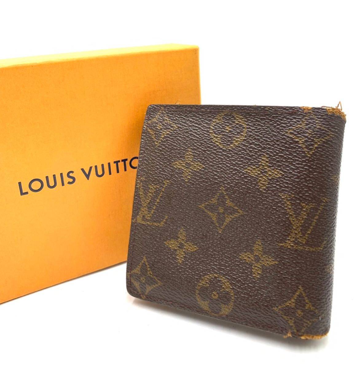 ●超高級品●LOUIS VUITTON●ルイヴィトン●ブランド●ブラウン●モノグラム●折り財布●財布●メンズ●レディース●お洒落●GA056_画像2