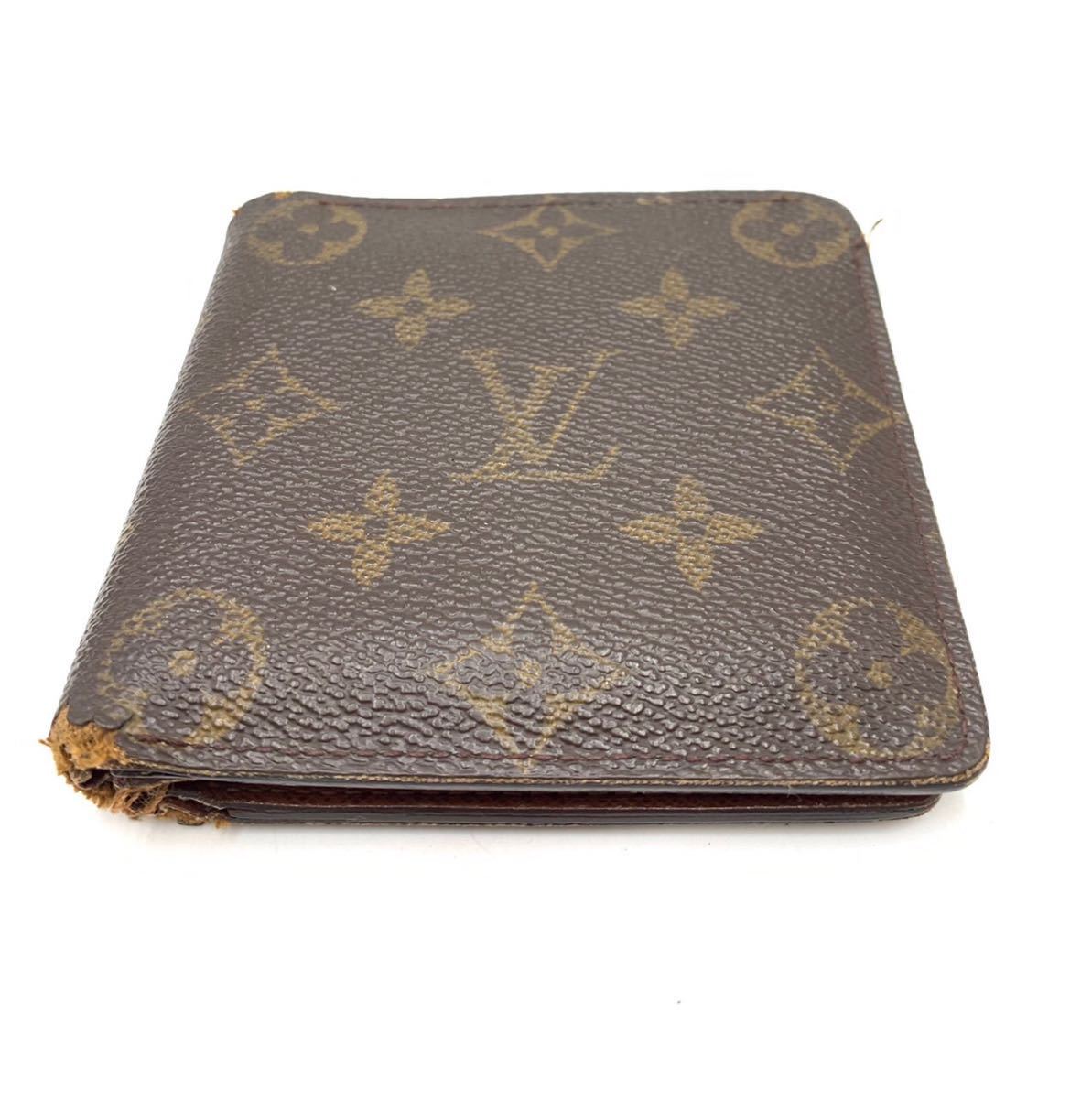 ●超高級品●LOUIS VUITTON●ルイヴィトン●ブランド●ブラウン●モノグラム●折り財布●財布●メンズ●レディース●お洒落●GA056_画像3