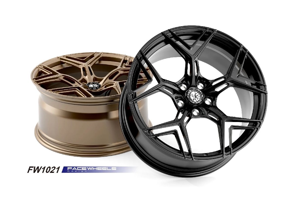 【鍛造】FACE WHEELS　FW1021　FORGED 1PCホイール21インチ10.0/10.5/11.0/11.5/12.0/12.5/13.0J_画像1