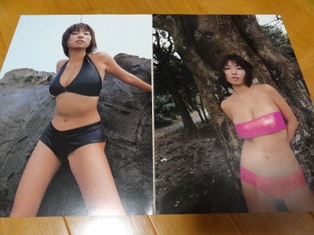 ◆即決!!巨乳アイドル当時物◆MEGUMI◆切り抜きA4ｘ31P＋両面ビキニ・ピンナップ◆ビキニ◆水着◆巨乳◆美尻◆美脚◆_画像8