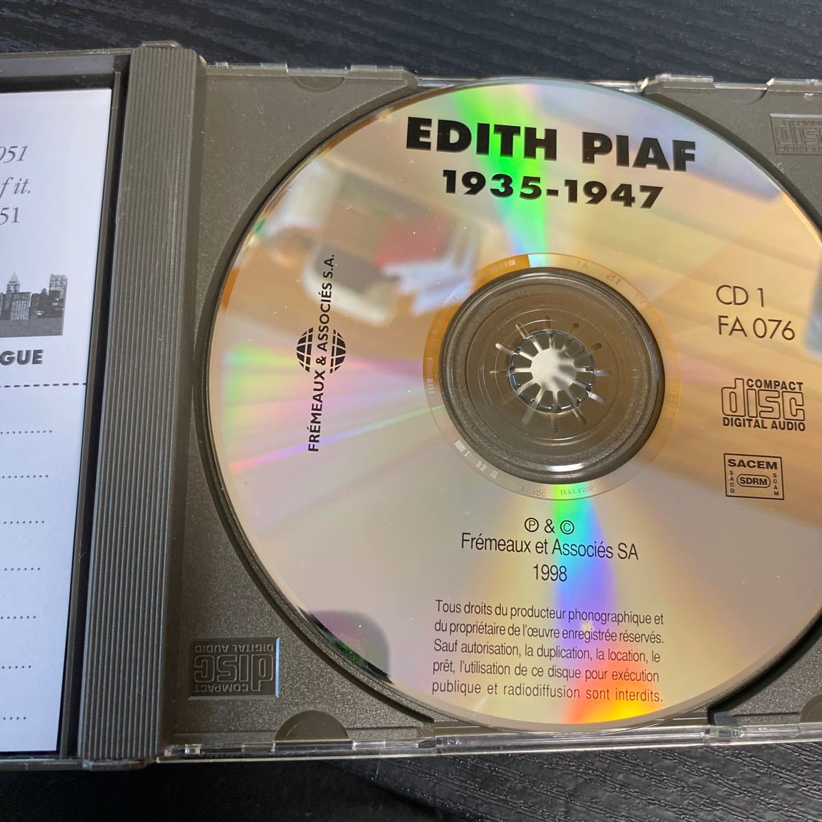 EDITH PIAF 1935-1947|Yahoo!フリマ(旧PayPayフリマ) EDITH PIAF 1935-1947|Yahoo!フリマ(旧PayPayフリマ)