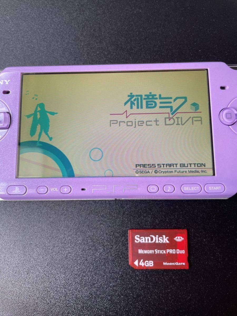 コレクション品 PSP-3000 アイルー村 ライラックパープル 本体 コレクション品 PSP-3000 アイルー村 ライラックパープル 本体
