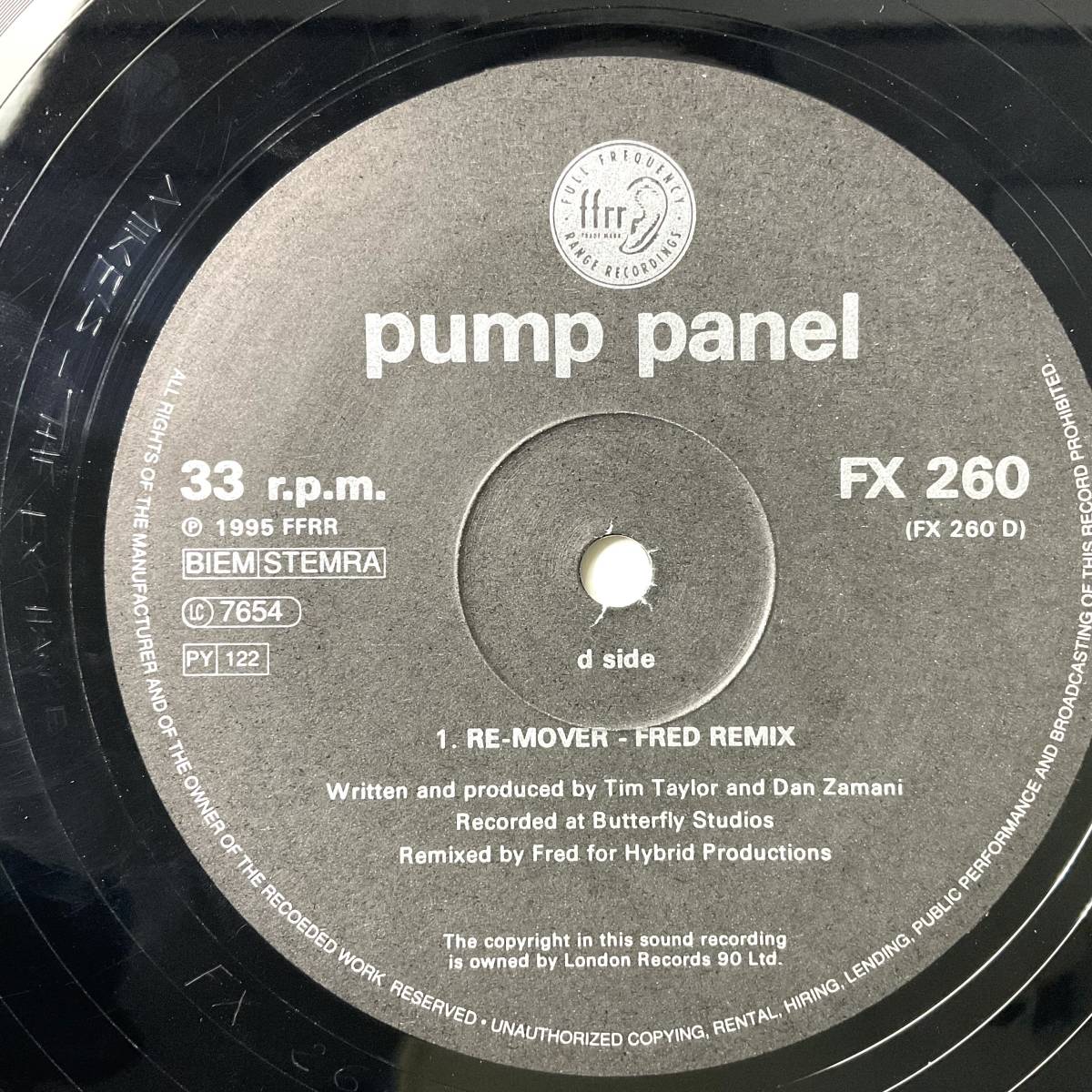 何枚でも同送料 *2x12” レコード Pump Panel Confusion / Re-Mover EU 1995 ORIGINAL New Order LICCA*RECORDS 387_画像10