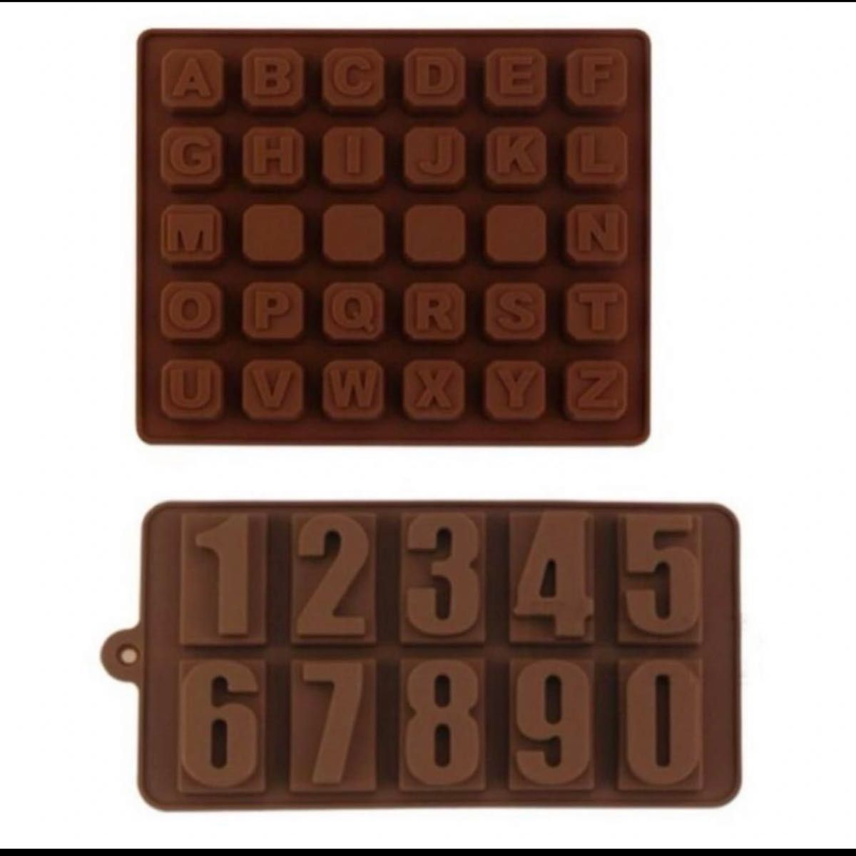シリコン型 アルファベット　& ナンバー 数字 0~9 チョコレート 焼き菓子　未使用　チョコレート