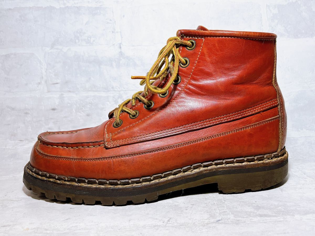 【貴重!】安藤製靴別注 Danner ダナー 高級 ワークブーツ レザー 茶 US7（約25cm）_画像4