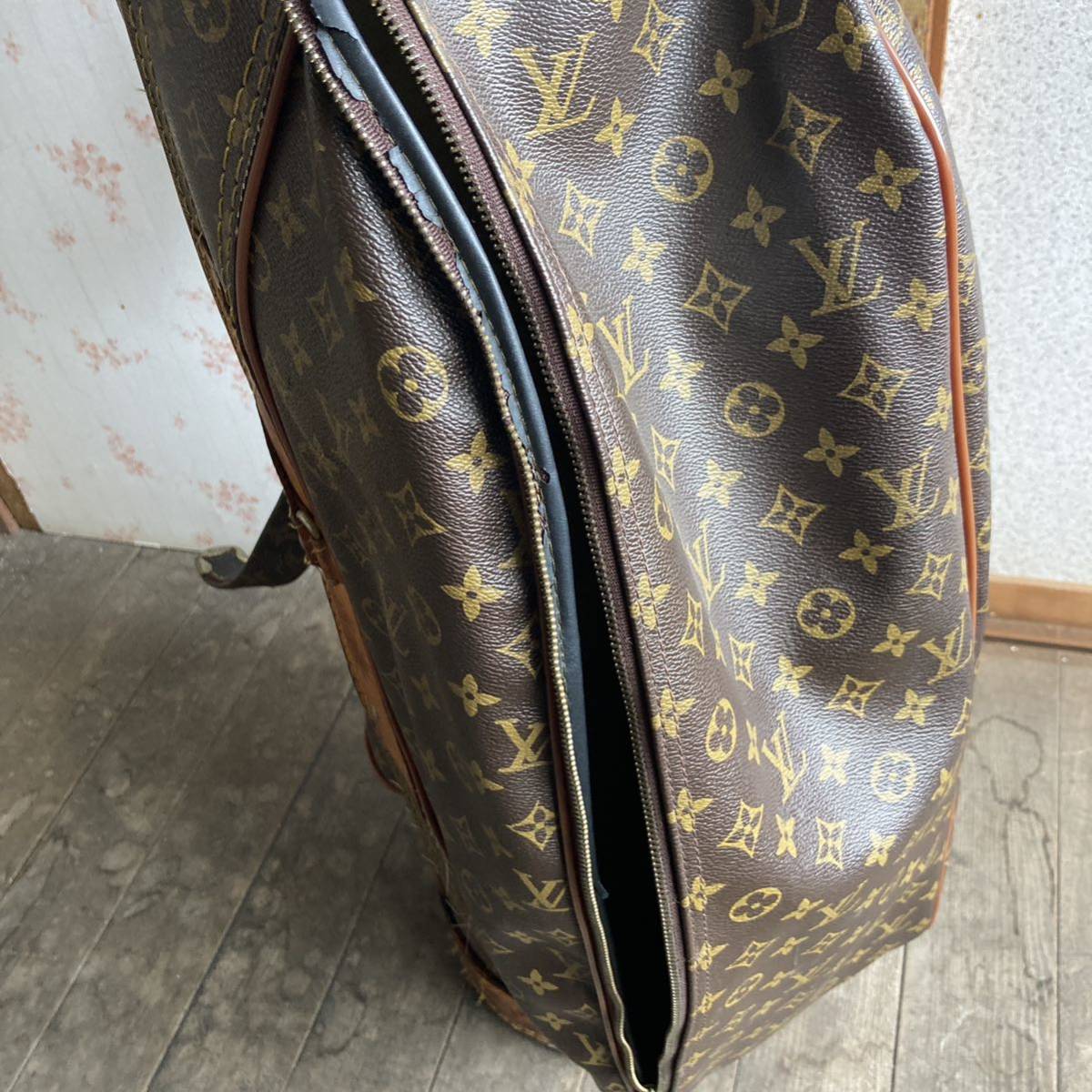 LOUIS VUITTON ルイヴィトン モノグラムキャディーバッグ ゴルフバッグ ゴルフ用品 完全ジャンク扱い 現状品 ヴィンテージ_画像10