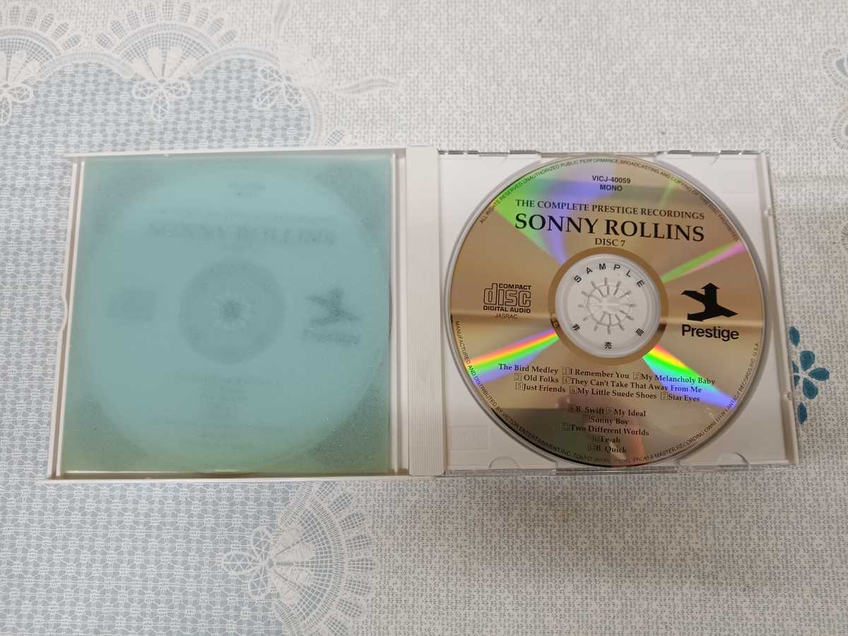 見本盤 ソニー・ロリンズ Sonny Rollins Prestige vicj -40053~56 40057~59 コンプリート  プレスティジ レコーディングスの画像6