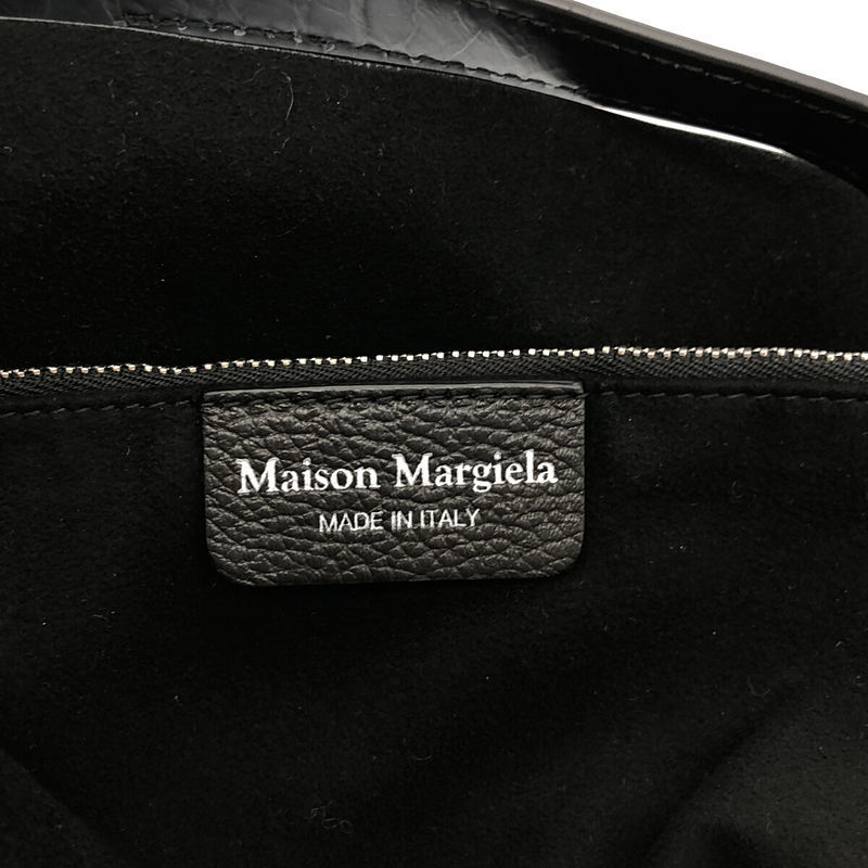 Maison Margiela / メゾンマルジェラ | レザー トートバッグ | ブラック | レディース_画像4