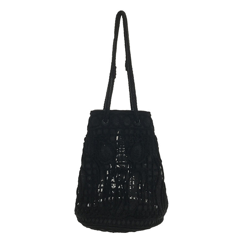 Mame Kurogouchi / マメクロゴウチ | 2022FW | Cord Embroidery Bucket Bag トートバッグ | - | ブラック | レディース_画像2