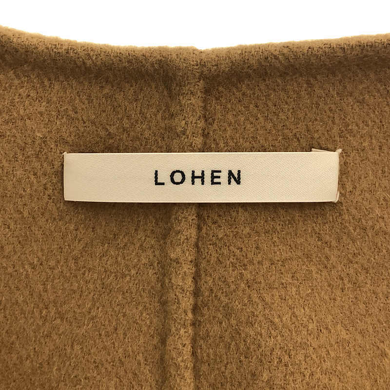 【美品】 LOHEN / ローヘン | バックフォルムリバーZIPブルゾンコート | F | キャメル | レディース_画像5