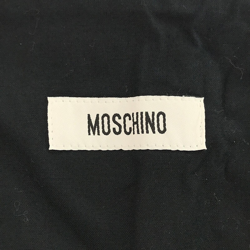 MOSCHINO / モスキーノ | トリアセテート テーパードスラックス | 38 | ブラック | レディース_画像6