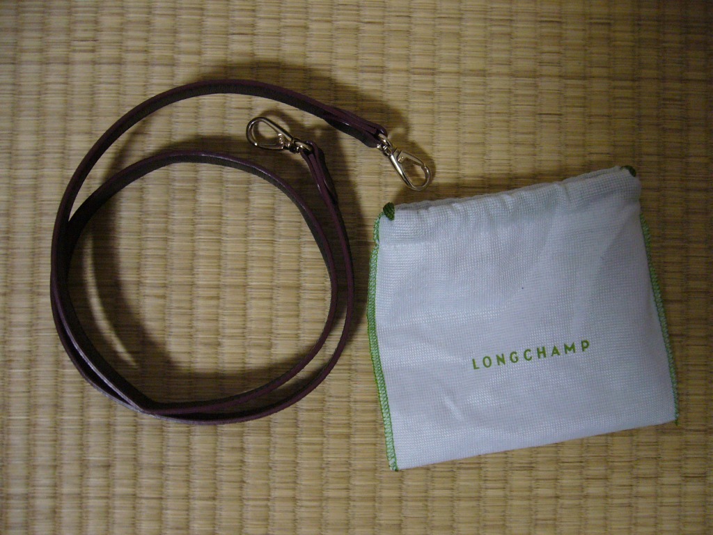 送料込☆LONGCHAMP ロンシャン ルプリアージュ レザー 2WAY ハンドバッグ ショルダーバッグ /ブラック(黒) サイズＬ 入学式/卒業式_画像5