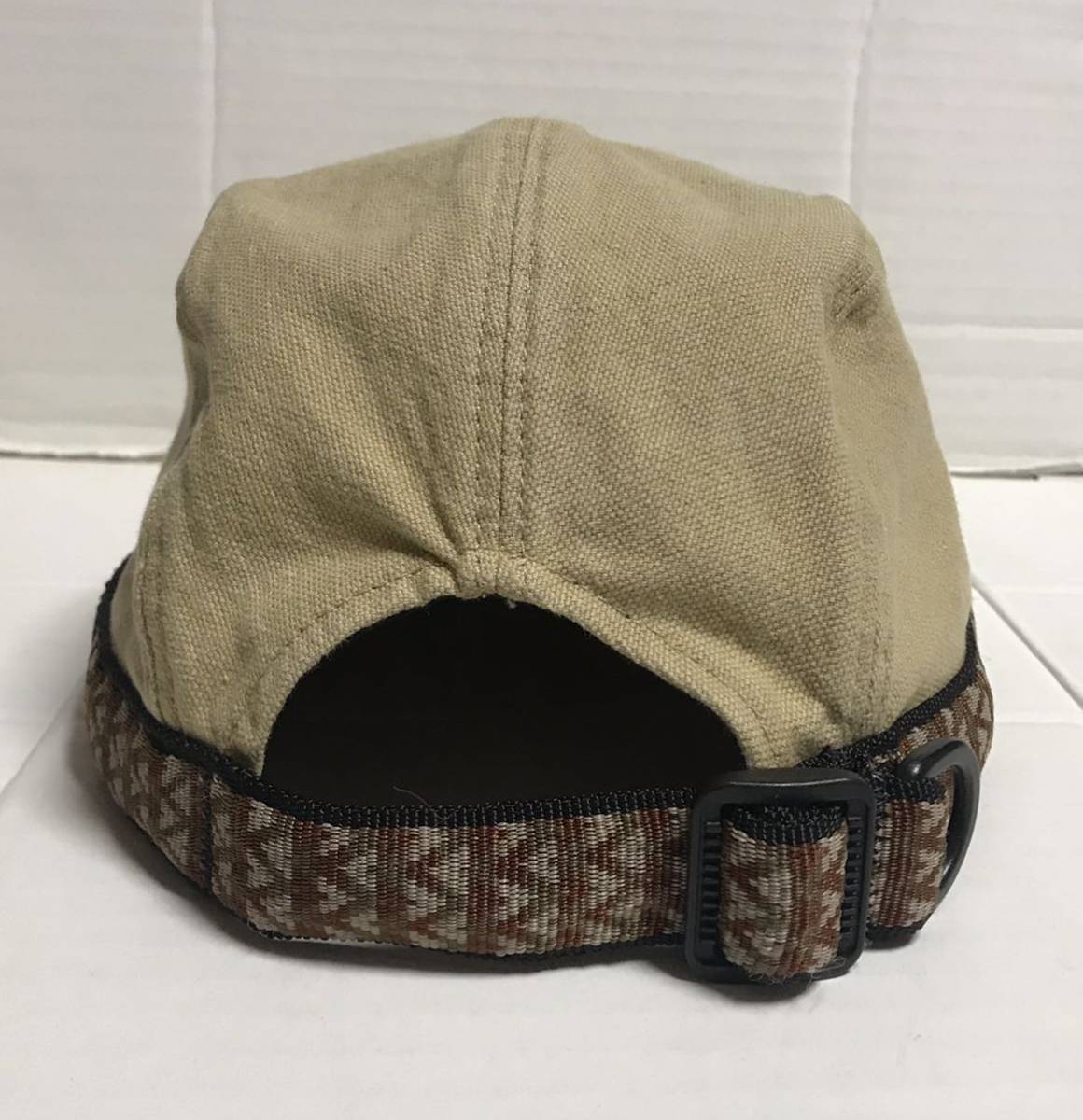 国内正規品 KAVU カブー キャップ 帽子 ベージュ M アメリカ製 USA _画像5