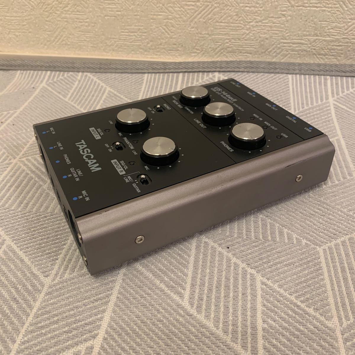 【中古現状品】TASCAM US-144MKII USB2.0オーディオインターフェース タスカム / MIDIインターフェース_画像8