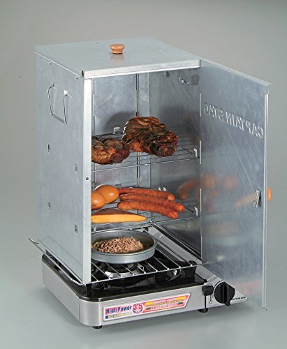 キャプテンスタッグ バーベキュー BBQ用 燻製器 アドバンス折りたたみスモーカー スモーク対応M-6547_画像7