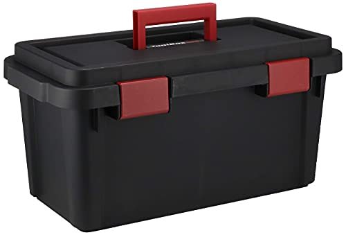 JEJアステージ 収納ボックス 日本製 工具箱 アウトドア収納 キャンプ ツールボックス 小物収納 ブラック ST490[幅49×奥行25.5×_画像6