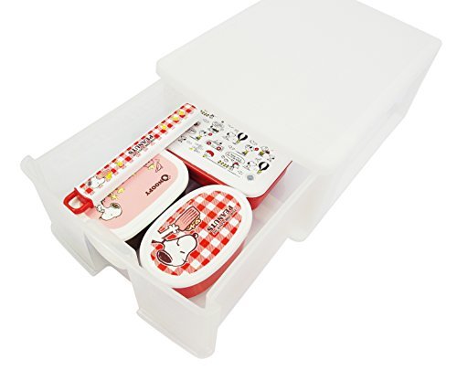  sun ko- plastic small articles storage L pis width 25.2× inside 35× height 14.9cm white 