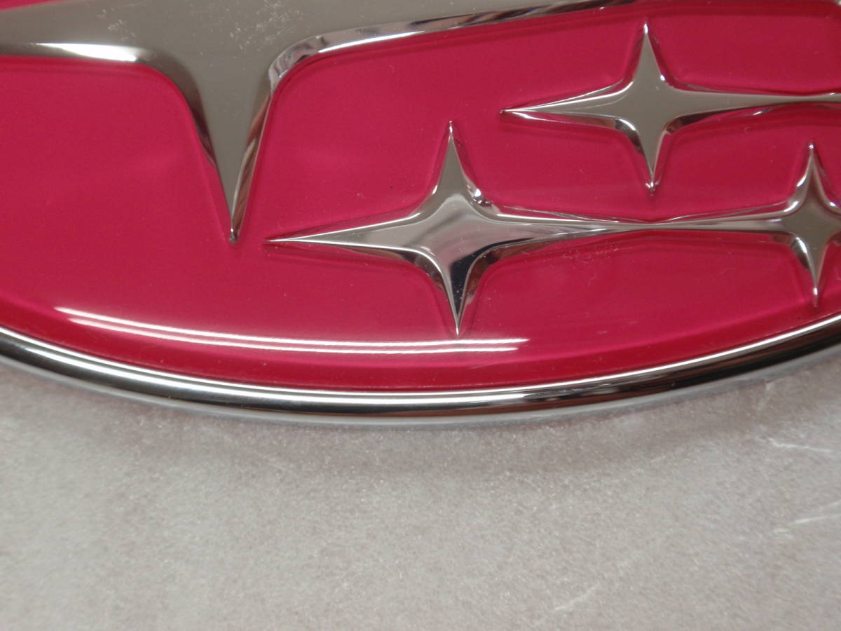 [ задний ] Subaru шесть двойных звезд эмблема [ Cherry красный покраска ]WRX(VAB/VAG)/ Impreza для *6 полосный звезда эмблема 2