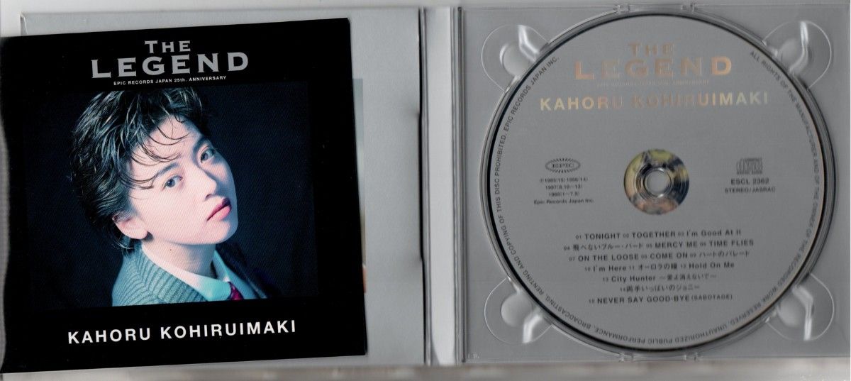 中古CD/The LEGEND ザ・レジェンド ベスト 小比類巻かほる セル盤