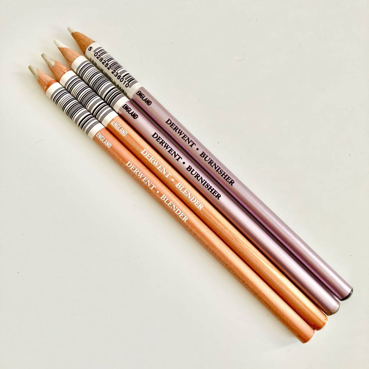 新品 ダーウェント 色鉛筆 ブレンダー＆バーニッシャー 4本セット Derwent_画像1