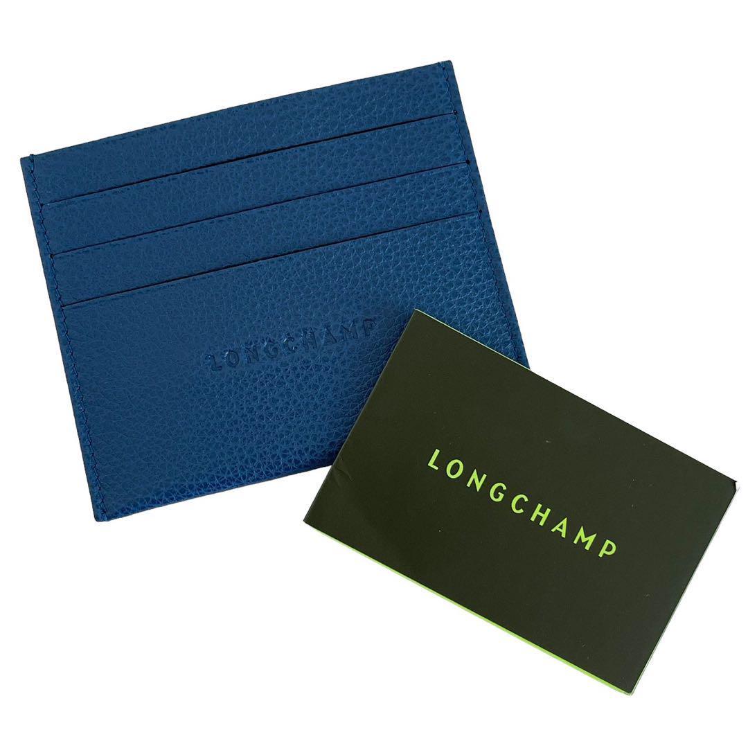 未使用　LONGCHAMP ロンシャン カードケース 名刺入れ ロゴ