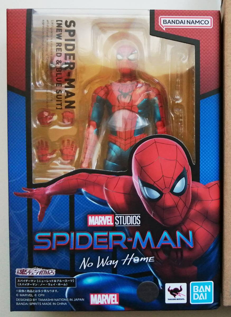 S.H.Figuarts スパイダーマン Spider-Man New Red & Blue Suit No Way Home フィギュアーツ ノーウェイホーム ニューレッド＆ブルースーツ_画像1