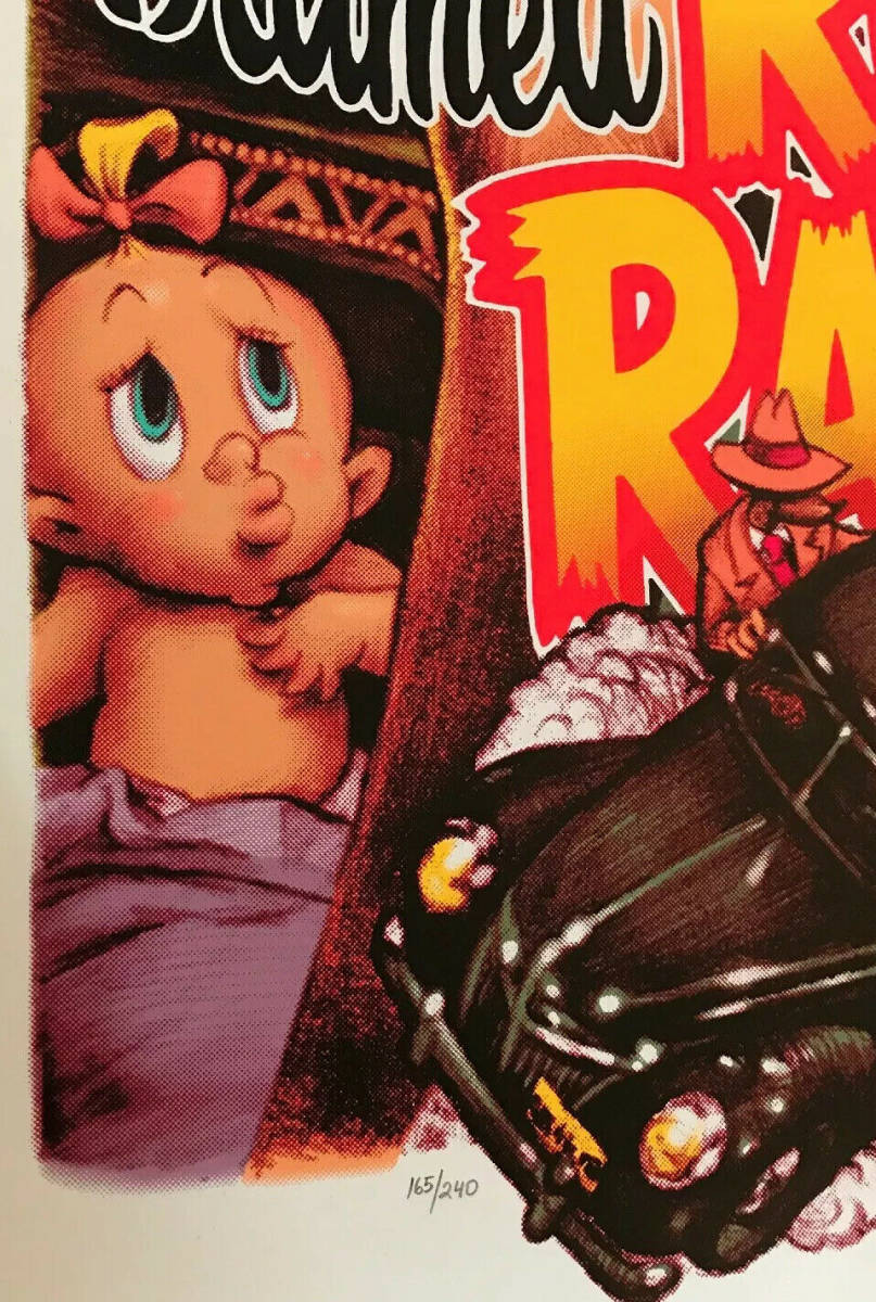 Rockin'Jelly Bean ロッキンジェリービーン「Who Framed Roger Rabbit」 ロジャーラビット アートプリント 約460×920 ディズニー公認の画像7