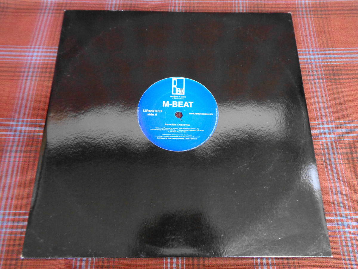 L#4107◆12inch◆ M-BEAT - Incredible feat. GENERAL LEVY / Sweet Love feat. Nazlyn / Watch It feat. Mellow Vocalist 12RenkTCL2_画像3