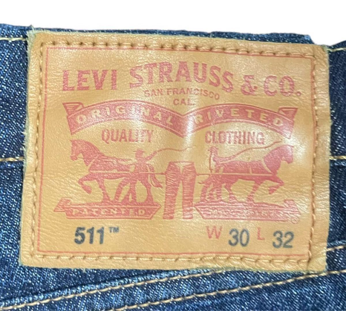 W30 L32 Levi’s 511TM white oak デニム ジーンズ　 リーバイス ジーパン デニム　ホワイトオーク