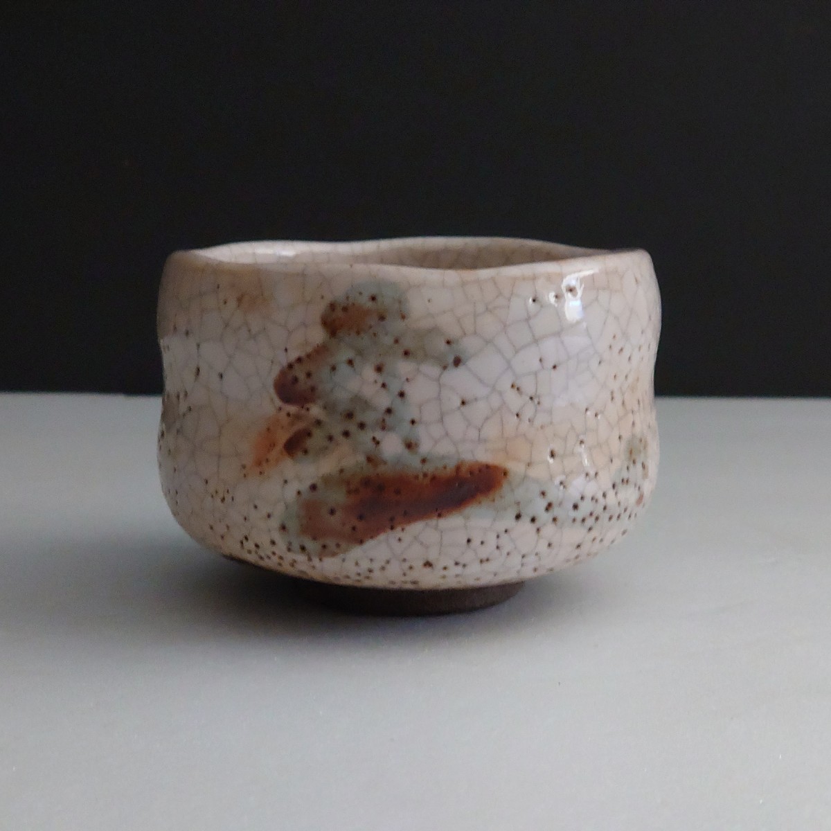 古志野 絵志野 小碗 茶碗 茶道 茶器 骨董 美濃 茶道具 志野 織部 瀬戸黒 _画像1