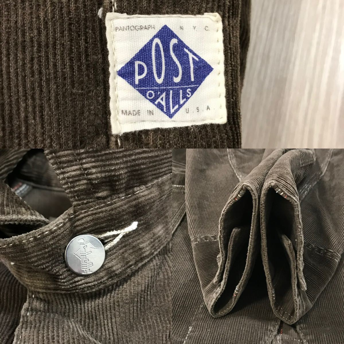 post overalls o'alls post overalls made in USA ポスト post overalls o'alls post overalls made in USA ポスト