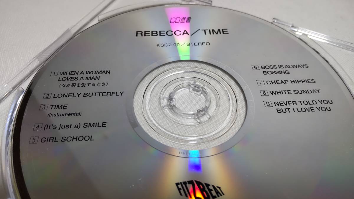 D3875　 『CD』　レベッカ　/　タイム　CD選書 音声確認済_画像3