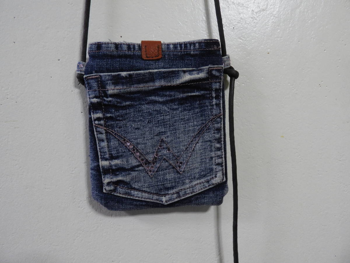 * hand made pochette smartphone case * purse * small articles jeans remake goods 