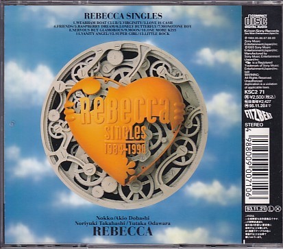 CD レベッカ REBECCA SINGLES ベスト_画像2