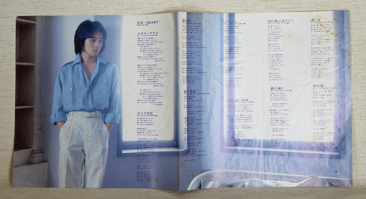 LP●堀江淳/硝子通り/28AH1291　_画像3