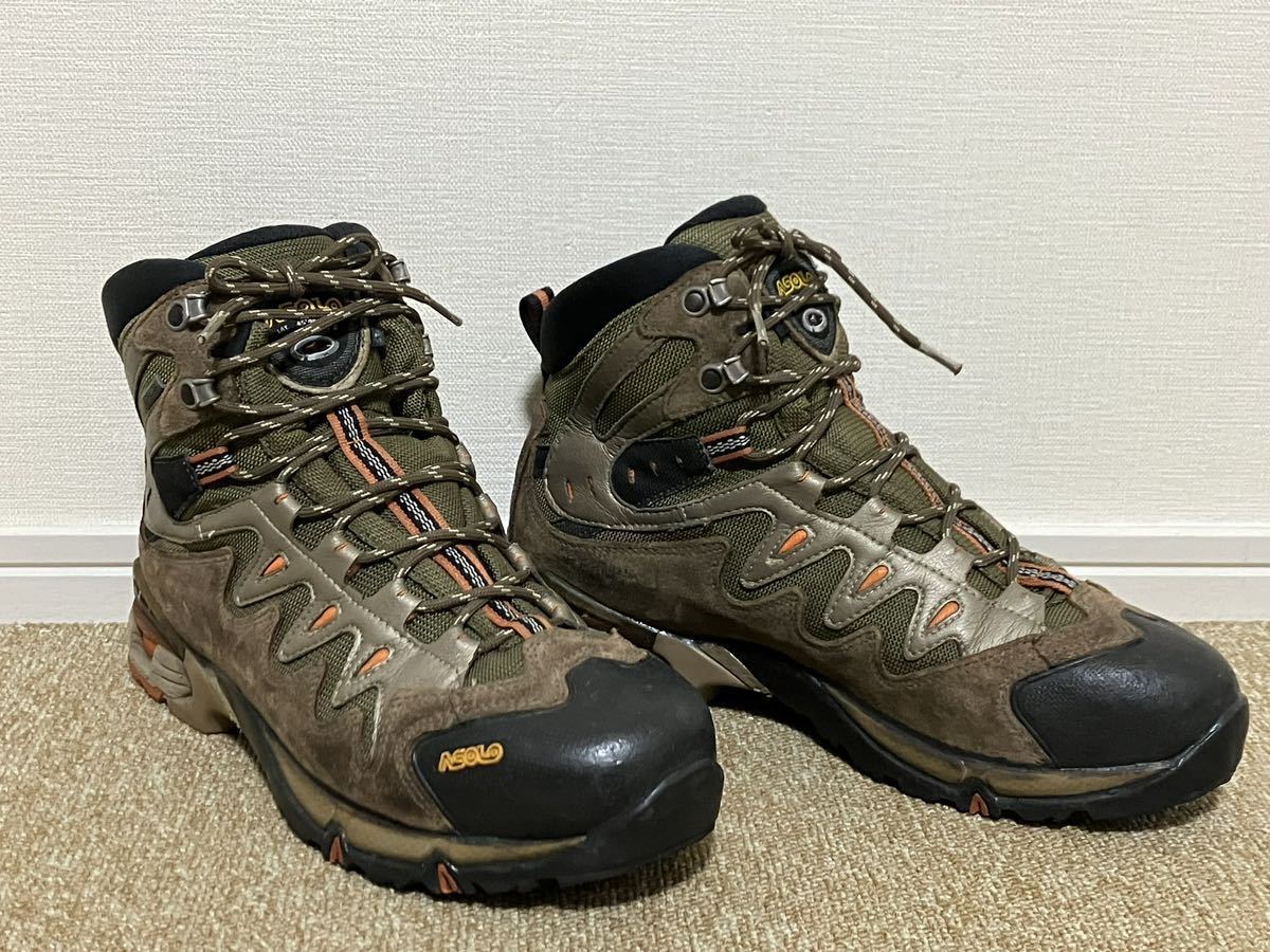 G559☆送料無料☆ASOLO/アゾロ GORE-TEX 中古登山靴・トレッキングシューズ/サイズ不明(アウトソール 約29.5cm)_画像2