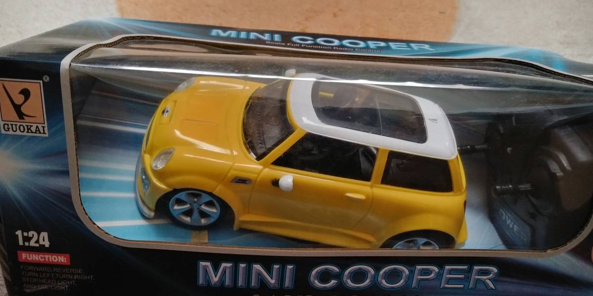 1/24 Mini Cooper машина с радиоуправлением 