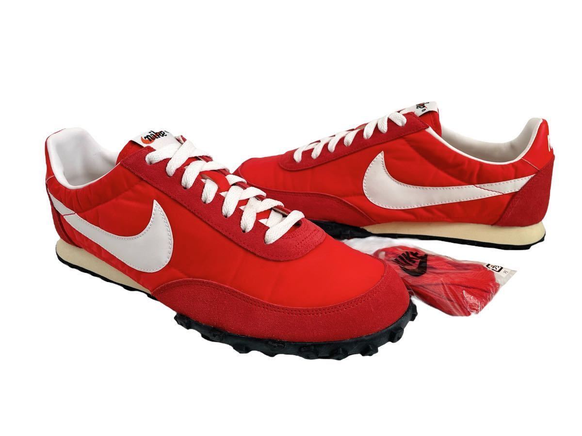 デッド!! 名作!! 13年 NIKE WAFFLE RACER VNTG RED ワッフルレーサー ヴィンテージ 赤 × 白 us 9.5 / 27.5 ㎝ レアカラー ビンテージ_画像1