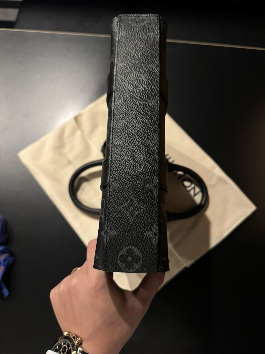 極美品　フルセット　LOUIS VUITTON ルイヴィトン サックプラ・クロス トートバッグ 2WAY モノグラム・エクリプス　バッグ　オンザゴー　mm_画像7