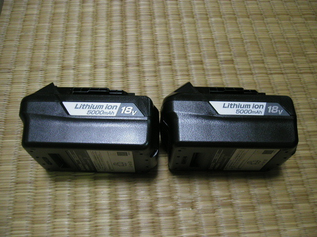 送料無料 未使用 2個 B-1850LA(現行) 京セラ(リョービ) 電池パック　　#リチウム バッテリ B-1815LA B-1850L B-1860L B-1860LA