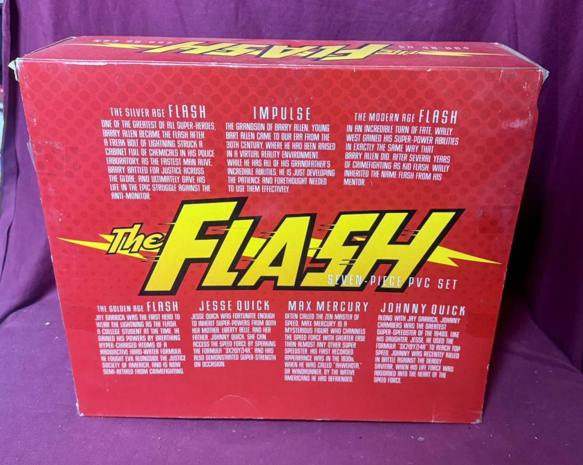 '00 DC DIRECT『The FLASH』SEVEN PIECES PVC SET フラッシュ PVC フィギュア DC COMICSの画像3