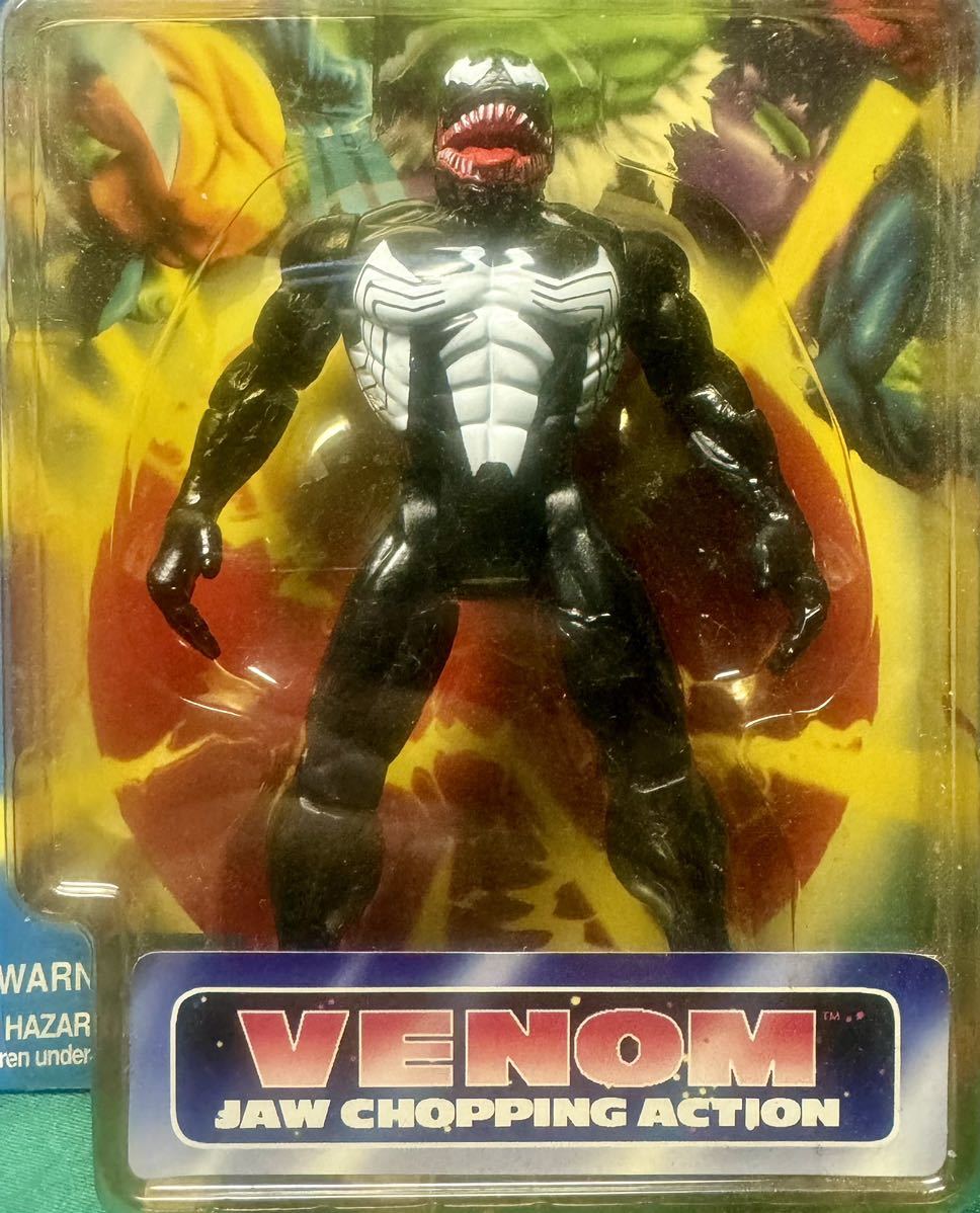 \'96 TOYBIZ[ MARVEL UNIVERSE]VENOM action фигурка venomSPIDER- MAN Человек-паук 